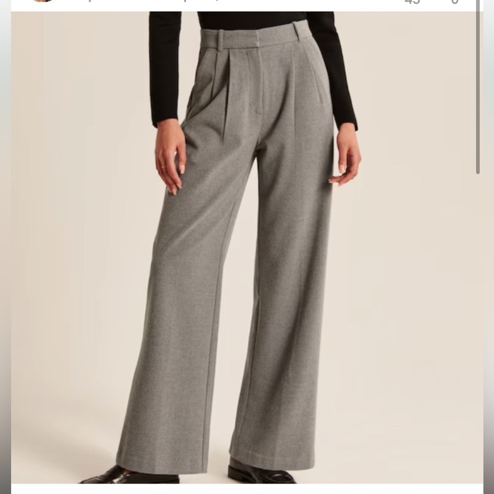 Abercrombie Gray Women's Trouser Pants